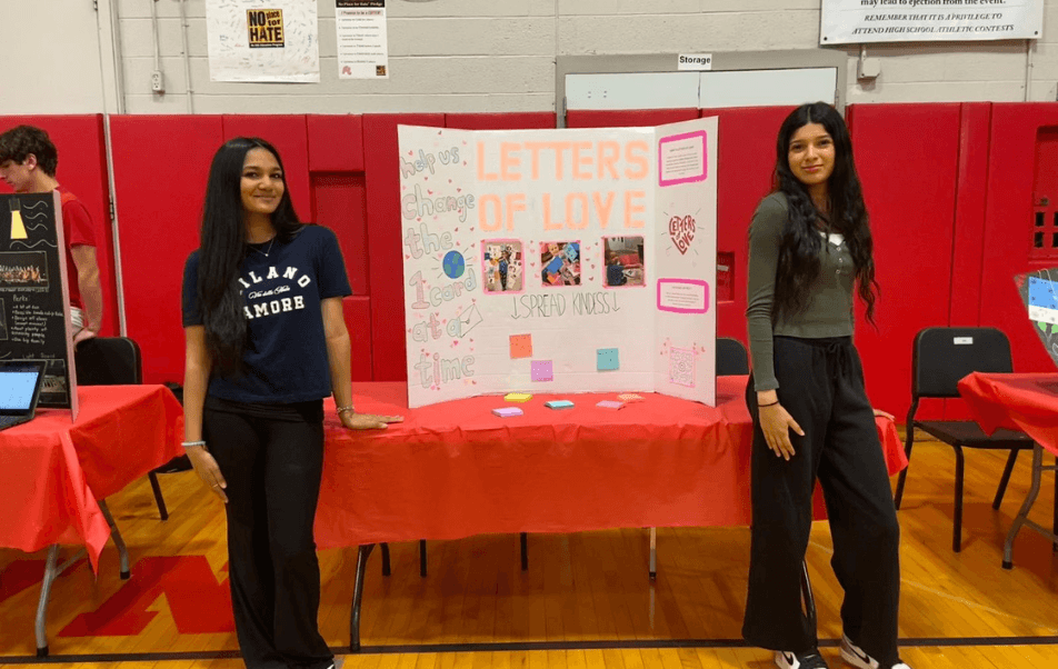 Letters of Love cards displayed